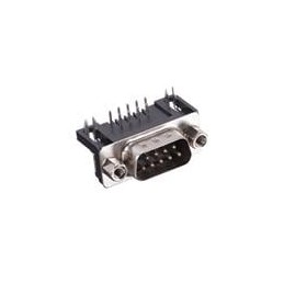 10 pcs : G17C0910132EU - D-Sub Standard Connectors D-SUB,PLUG,FP8.08MM, 9-POS,R/A DIP,W/4-40 IN