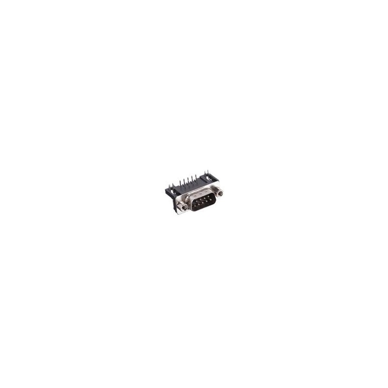 10 pcs : G17C0910132EU - D-Sub Standard Connectors D-SUB,PLUG,FP8.08MM, 9-POS,R/A DIP,W/4-40 IN