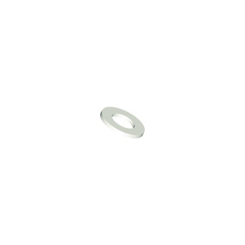 10 pcs : 16FW002062 - Washers Flat Washer, .090 ID, .250 OD, .062 Thick, Natural,Nylon,For 2 Screw