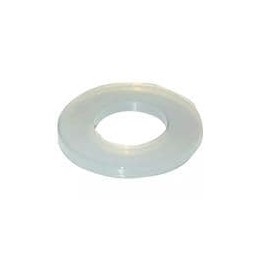 10 pcs : 16M02050080 - Washers Flat Washer, 2.15mm ID, M2 Screw, Natural, Nylon, 5.00mm OD