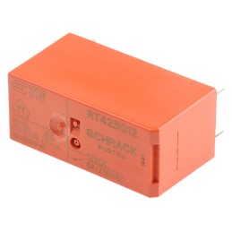 25 pcs - TE Connectivity PCB Mount Power Relay, 12V dc Coil, 8A Switching Current, DPDT