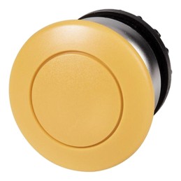 1 pcs - Eaton RMQ Titan M22 Series Yellow Momentary Push Button Head, 22mm Cutout, IP67