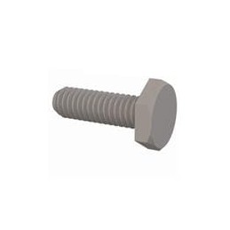 10 pcs : 010356H031 - Screws & Fasteners Hex Unslotted Bolt, 3-56 Thread, 5/16 Lg, Natural, Nylon