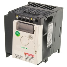1 pcs - Schneider Electric Inverter Drive, 1.5 kW, 3 Phase, 230 V ac, 9.3 A, ATV 12 Series