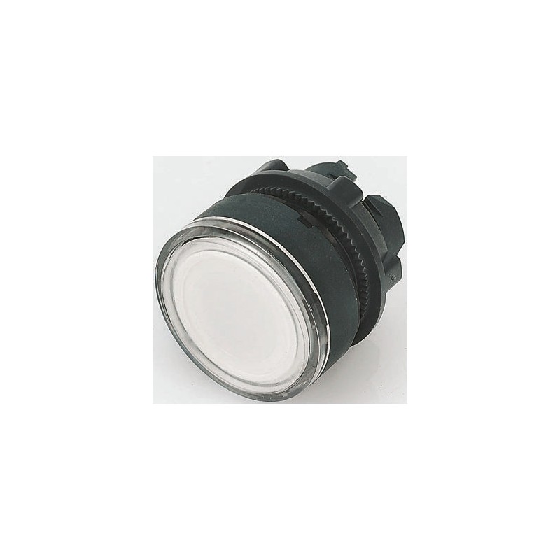 1 pcs - Schneider Electric Harmony XB5 Series Clear Illuminated Momentary Push Button Head, 22mm Cutout, IP66, IP67, IP69K