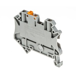 1 pcs - Phoenix Contact UT 2.5-MT Series Grey Knife Disconnect Terminal Block, 2.5mm², Single-Level, Screw Termination