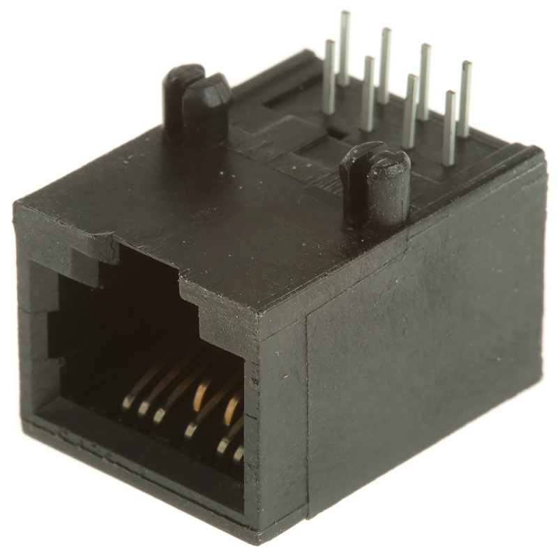 1 pcs - Bel-Stewart SS-71 Series Female RJ45 Connector, Through Hole, Cat5