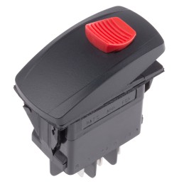 1 pcs - Carling Technologies DPDT, On-(On) Rocker Switch Panel Mount