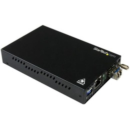 1 pcs - StarTech.com LC, RJ45 Media Converter, Single Mode, 10/100/1000Mbit/s, Half/Full Duplex 20km