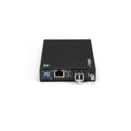 1 pcs - StarTech.com LC, RJ45 Media Converter, Single Mode, 10/100/1000Mbit/s, Half/Full Duplex 20km