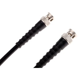 1 pcs - Telegartner Male BNC to Male BNC Coaxial Cable, 250mm, RG59B/U Coaxial, Terminated