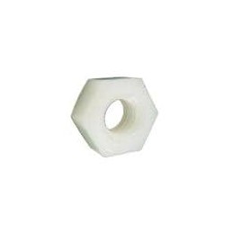 10 pcs : 4689 - Screws & Fasteners NYLON HEX NUT
