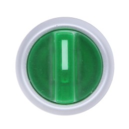 1 pcs - RS PRO 3 Position Selector Switch Head, 22mm Cutout, Green Handle