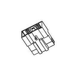 10 pcs : 30968-1080 - Automotive Connectors HDAC64 DR MALE 8 CKT ALE 8 CKT GRAY POL 1