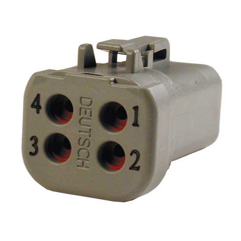 1 pcs - Deutsch, DTP Automotive Connector Plug 4 Way
