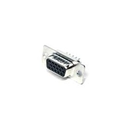 10 pcs : L77HDE15SOL2 - D-Sub High Density Connectors 15P Female Size E High Density D-Sub