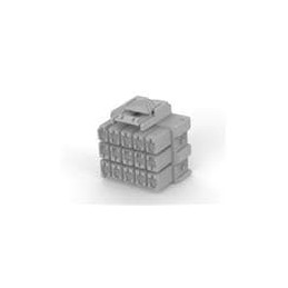 10 pcs : 5-1971876-7 - Headers & Wire Housings 3x5 plug housing lgr Key A