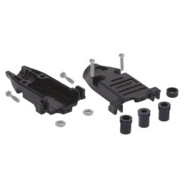 1 pcs - TE Connectivity AMPLIMITE Series ABS D Sub Backshell, 15 Way