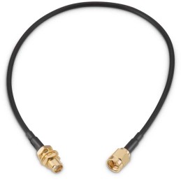 1 pcs - Wurth Elektronik Male SMA to Female SMA Coaxial Cable, 152.4mm, RG174 Coaxial, Terminated