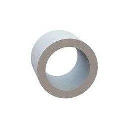 10 pcs : 17W03129 - Washers Flat Washer, .228 ID, .312 OD, .250 Thick, Natural, Nylon