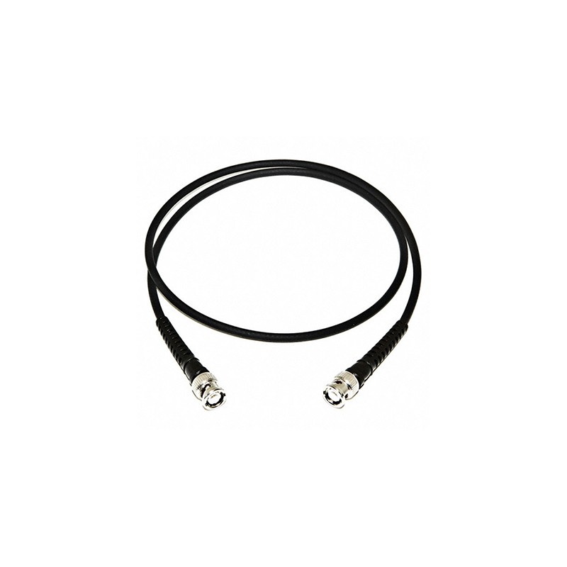 1 pcs - Mueller Electric Male BNC to Male BNC Coaxial Cable, 0.6m, RG58C/U Coaxial, Terminated