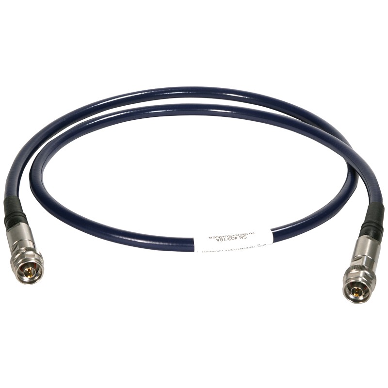 1 pcs - Huber+Suhner ST18A Series Male N Type to Male N Type Coaxial Cable, 1.5m, RF Coaxial, Terminated