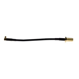 1 pcs - LPRS Male MMCX to Female SMA Coaxial Cable, 100mm, Terminated