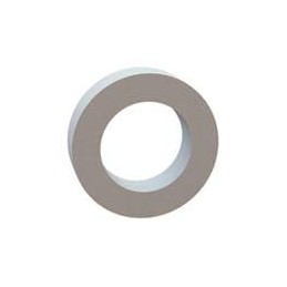 10 pcs : 17W05010 - Washers Flat Washer, .312 ID, .500 OD, .125 Thick, Natural, Nylon