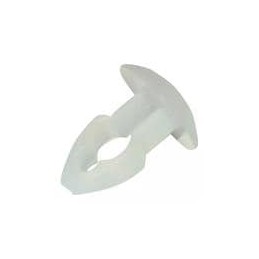 10 pcs : 27KY1560187 - Screws & Fasteners Keyhole Rivet, .156 Hole, .187 Panel Thk, Natural,Nylon,.313 OD