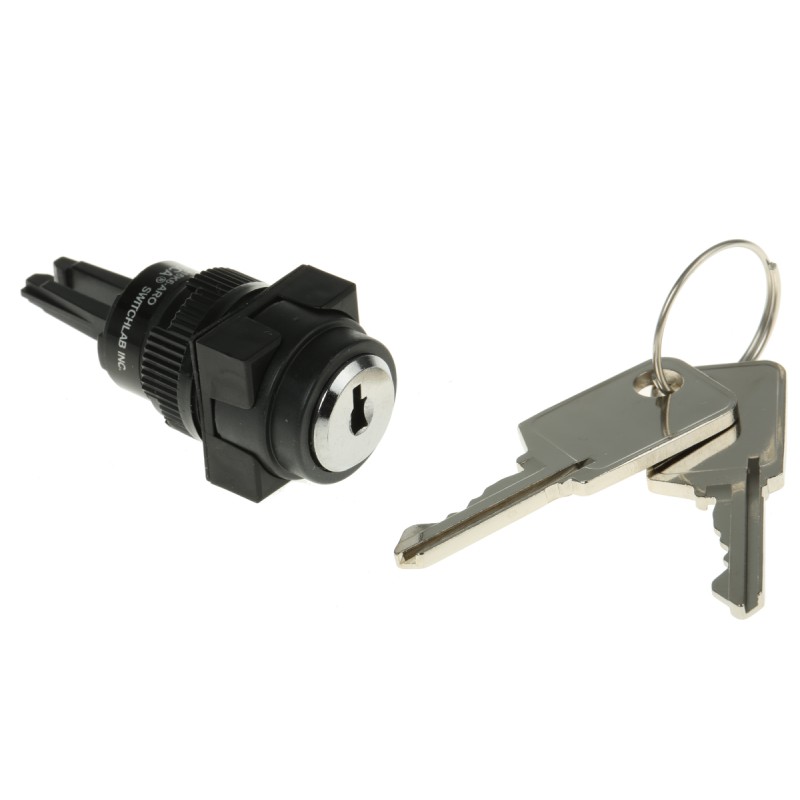 1 pcs - IP65 Key Switch, 5 A @ 250 V ac 2-Way