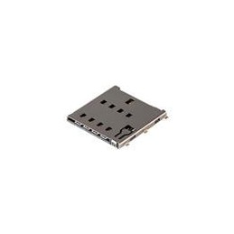 10 pcs : MSIM-4-A - Memory Card Connectors 9 Positions, Push In, Auto Eject Out, SMT, 1.56 mm Height Above Board,