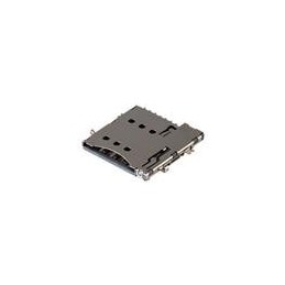 10 pcs : MSIM-6-A - Memory Card Connectors 7 Positions, Push In, Auto Eject Out, SMT, 1.88 mm Height Above Board,