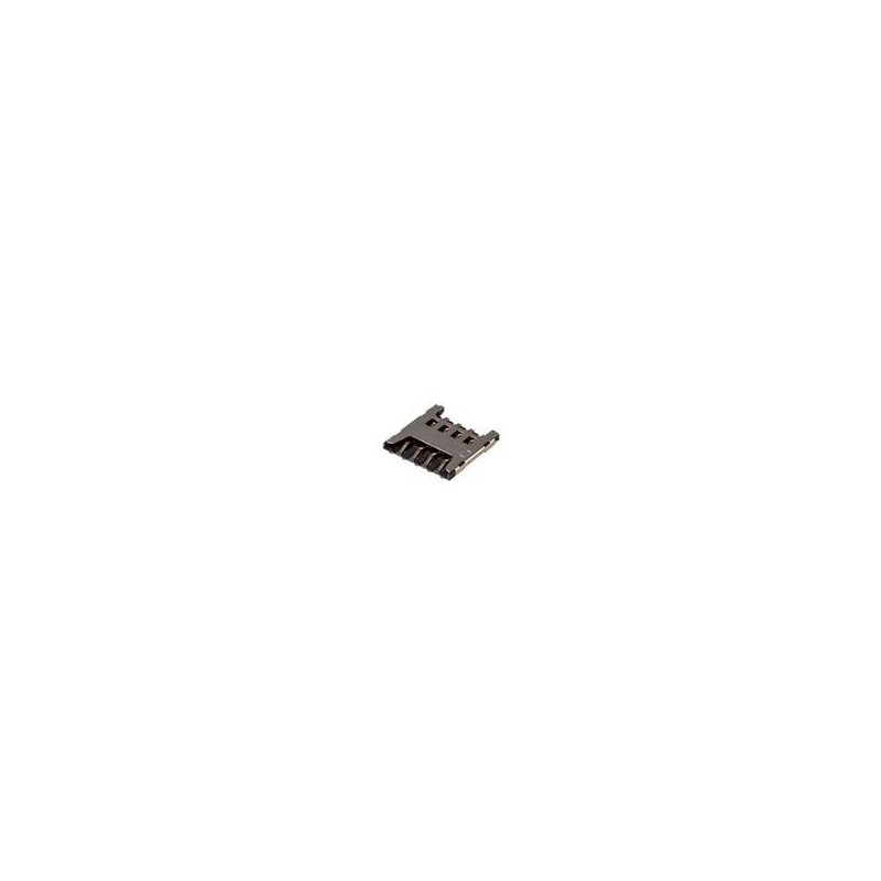 10 pcs : MSIM-9-B - Memory Card Connectors 8 Positions, Push In, Pull Out, SMT, 1.5 mm Height Above Board,