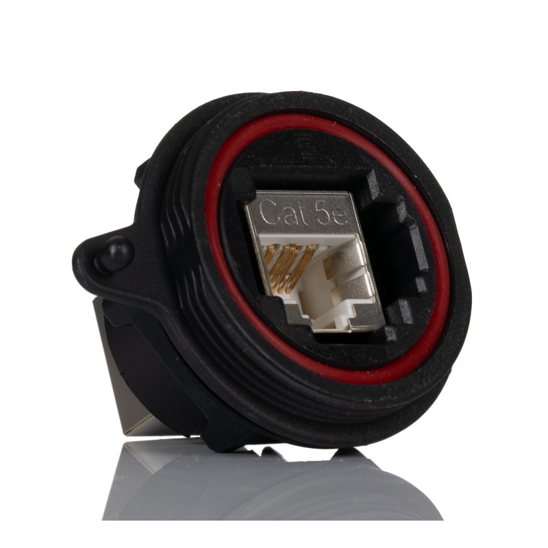 1 pcs - Samtec SCRE Series Female RJ45 Connector, Panel Mount, Cat5e