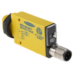 1 pcs - Banner Retroreflective Photoelectric Sensor, Block Sensor, 2 m Detection Range