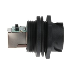 1 pcs - Amphenol Industrial MOD JACK Series Female RJ45 Connector, Panel Mount, Cat5e, STP Shield
