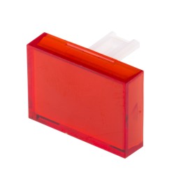 1 pcs - RS PRO Red Rectangular Push Button Lens for Use with SD16 Series