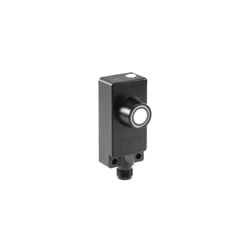 1 pcs - Baumer Ultrasonic Block-Style Motion Sensor, M12 x 1, 250 mm Detection, Voltage Output, IP67