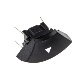 1 pcs - IP67 Black Tactile Switch, SPST 50 mA @ 24 V dc