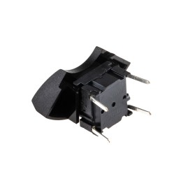 1 pcs - IP67 Black Tactile Switch, SPST 50 mA @ 24 V dc