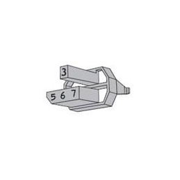 10 pcs : 6-100526-9 - Hard Metric Connectors Z-PACK F.CODING KEY