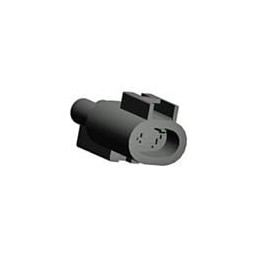 10 pcs : 176143-2 - Automotive Connectors 187 CAP HSG ASSY 2P BLK