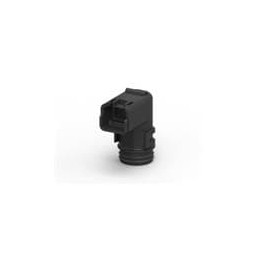 10 pcs : 1011-228-0205 - Automotive Connectors BKSHL, 2P, BLK, PLG, RA, NW6/7.5/8.5/10