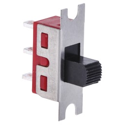 1 pcs - RS PRO Panel Mount Slide Switch SPDT Latching 5 A @ 28 V dc Top