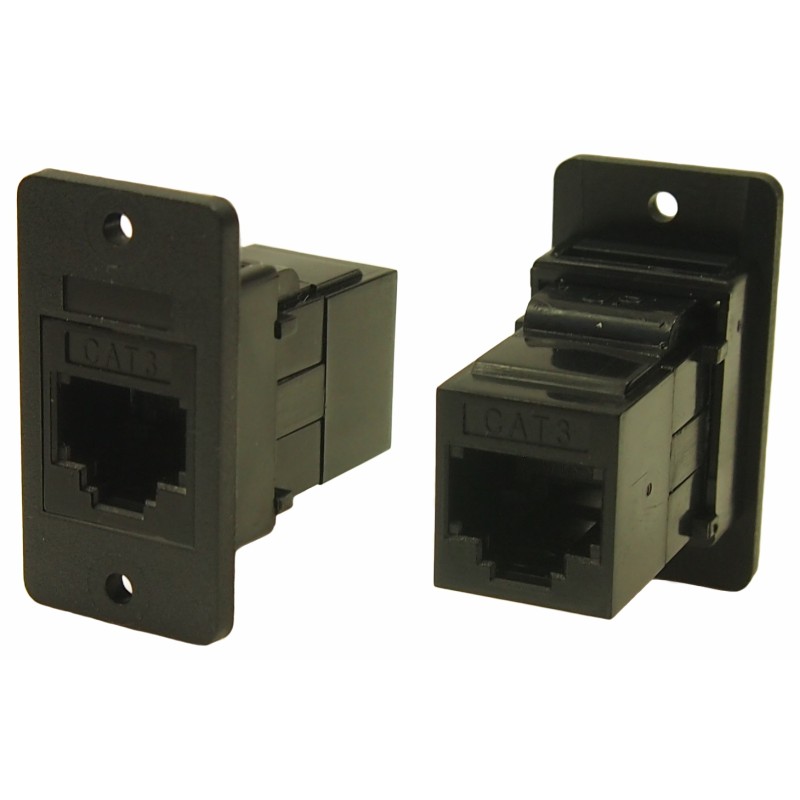 1 pcs - RS PRO Female RJ11 Connector, Panel Mount, Cat3