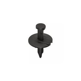 10 pcs : TR-1 - Screws & Fasteners Rivet,Black,.059-.181 in Hold, Rivet,Push,HS Black