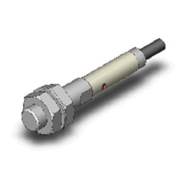 1 pcs - Omron Inductive Barrel-Style Proximity Sensor, M8 x 1, 1.5 mm Detection, NO Output