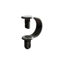 10 pcs : RSC-3-01 - Cable Mounting & Accessories Cbl Hanger,Snap In,Blk,7/32 in Hold, Cbl Hanger,Snap In,Black,1K/Bag