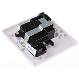 1 pcs - RS PRO 13A, 2 Gang Switched Fused Spur