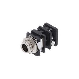 10 pcs : ACJM-MHOM - Phone Connectors 1/4'jack Hor CHASIS CONN PLSTC MNT